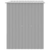 Dog House with Roof Light Gray 65"x60.2"x71.3" Galvanized Steel