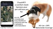Portable GPS Phone Pet Tracker Realtime Wireless Surveillance for Dogs Size:XS